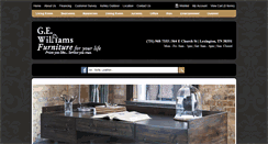 Desktop Screenshot of gewilliamsfurniture.com